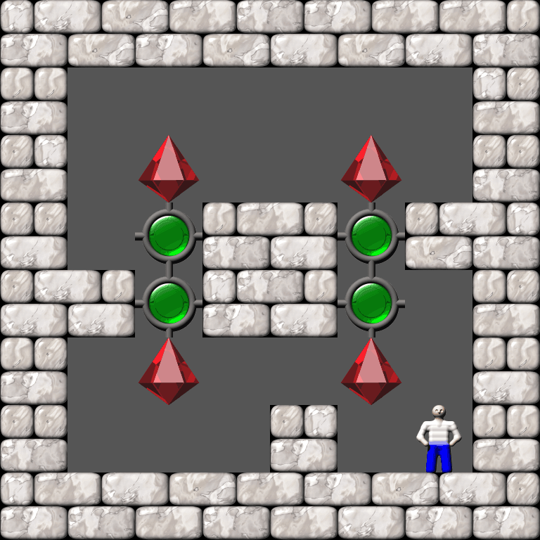 Sokoban Square Dance level 7